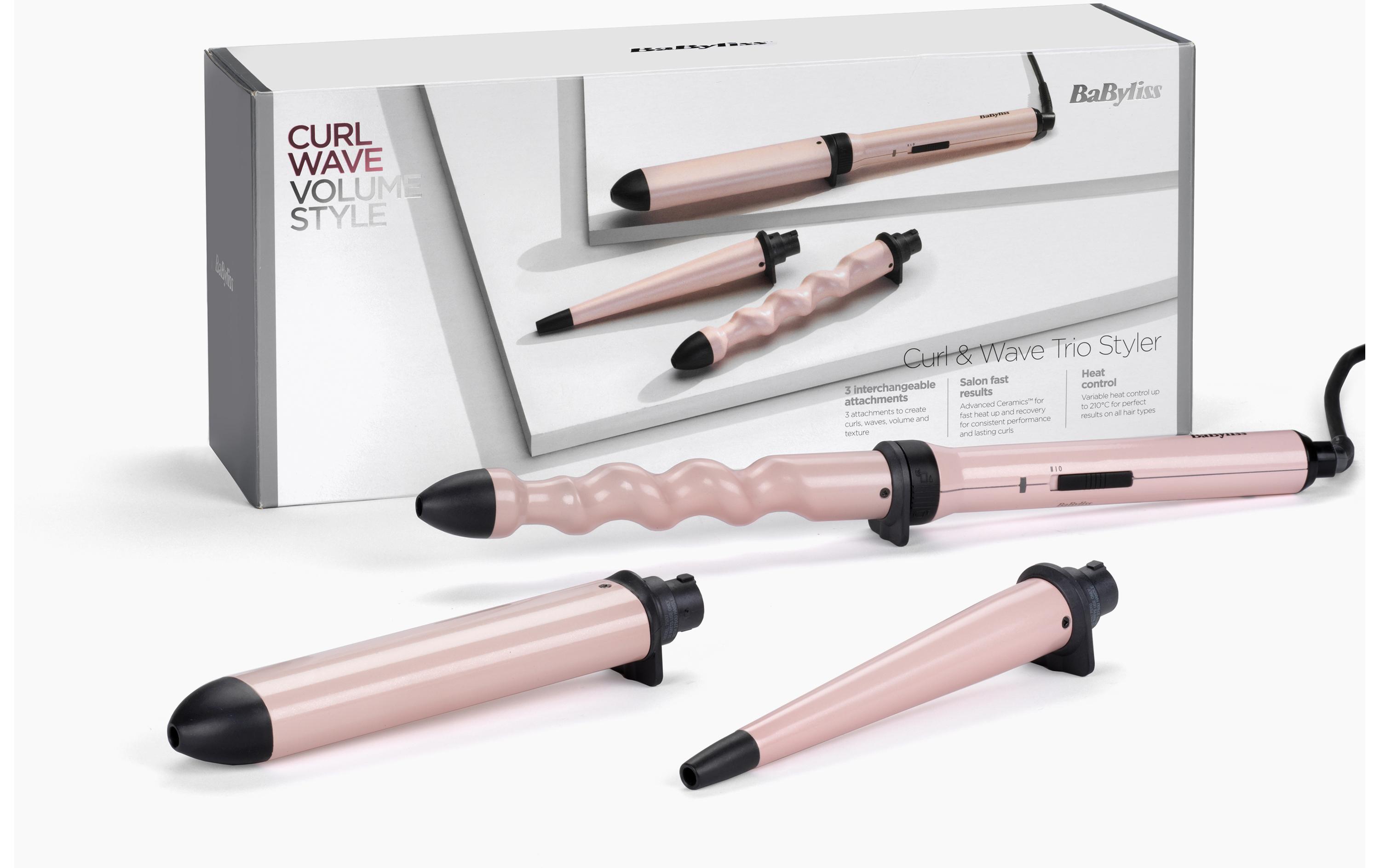 Multistyler Curl and Wave Trio MS750EMulti Styler Lockenstab mit 3 Aufsätzen