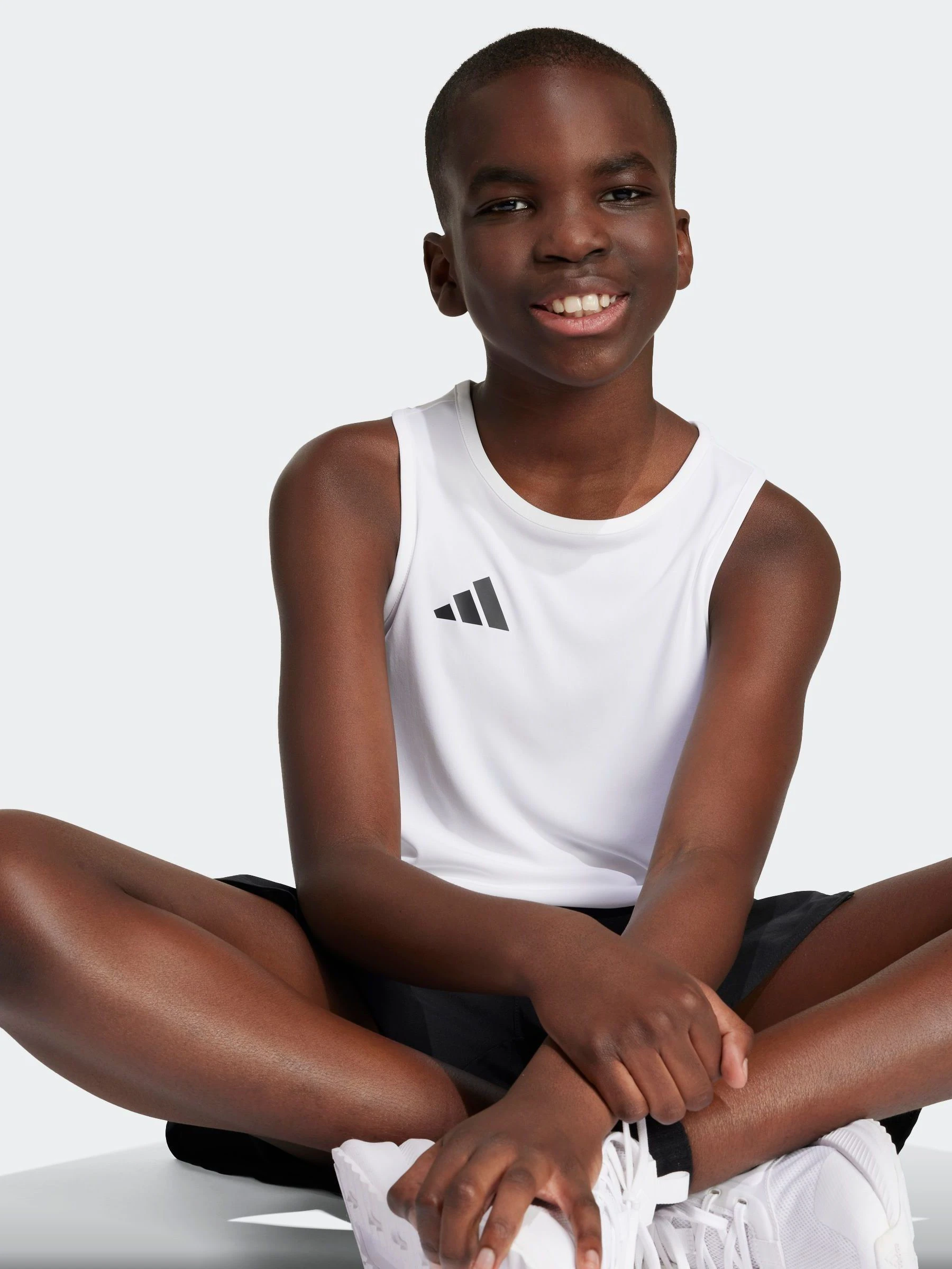 Wit - adidas Team Kids Tanktop