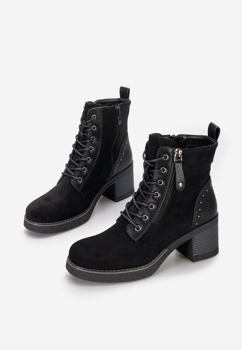 Bottines à talon noires Jovanna