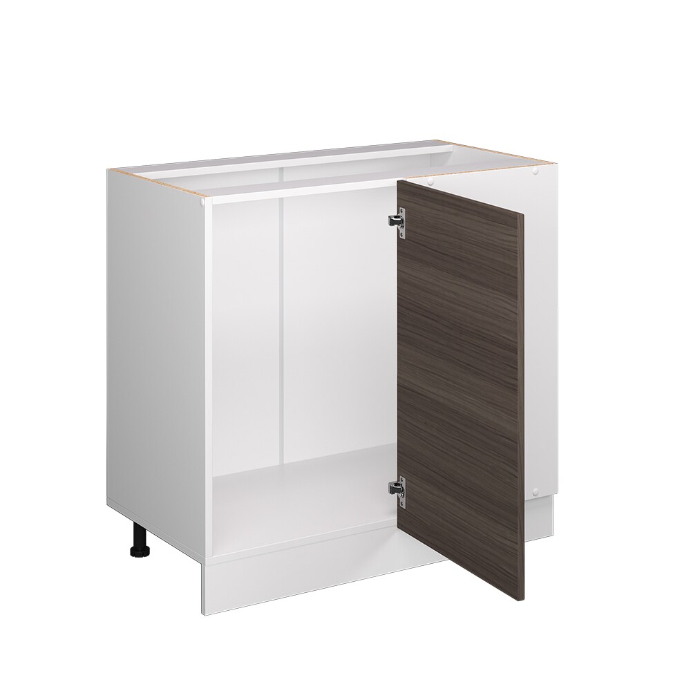Vicco Eckunterschrank Küchenschrank Küchenzeile R-Line 86 cm Weiß Edelgrau Tür