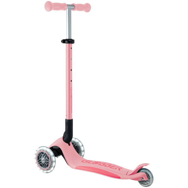 GlobberGlobber   Scooter Primo Foldable Plus Lights  pastel pink/fuchsia