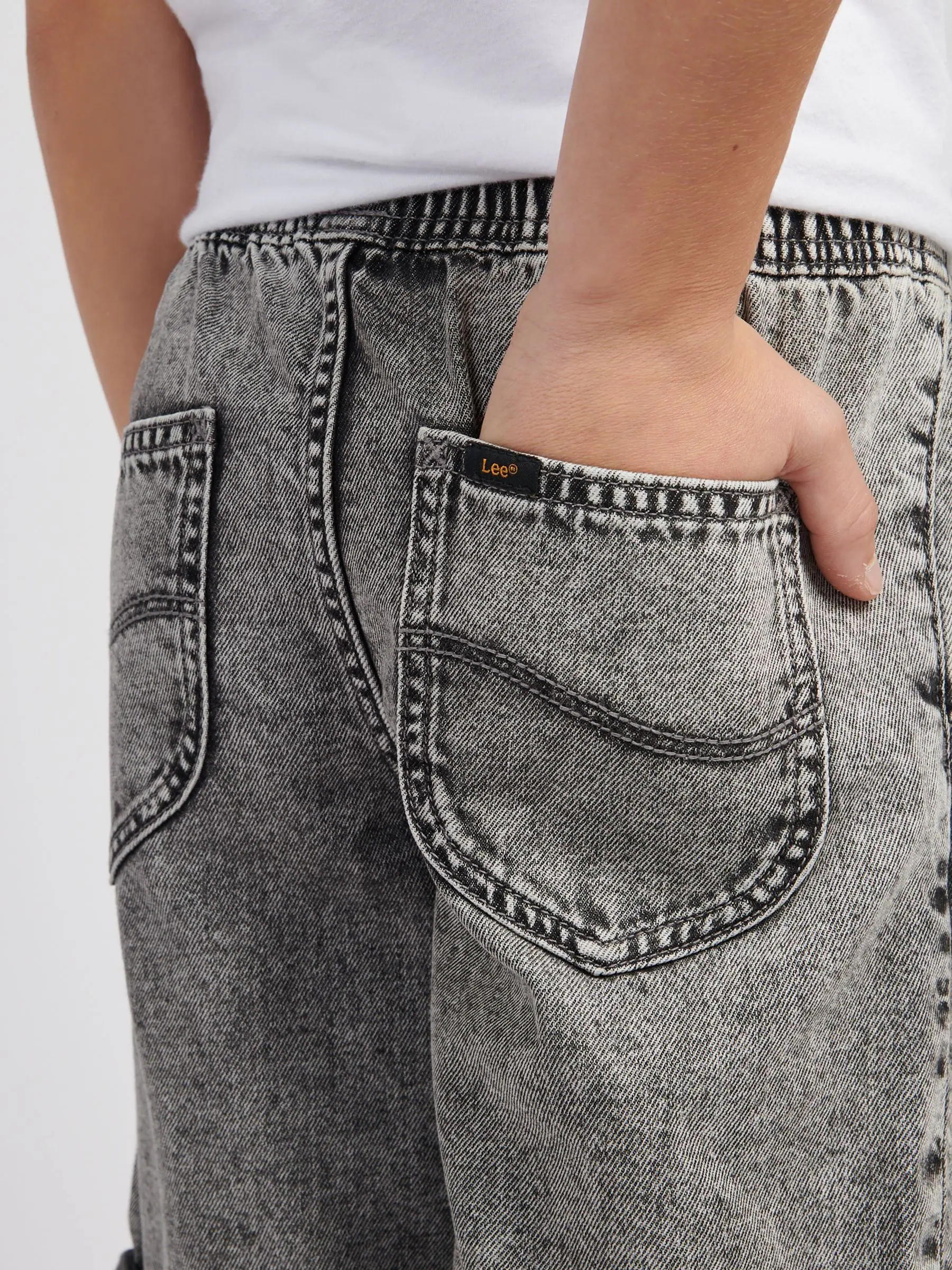 Lee Boys Elasticated Denim 100% Cotton Shorts