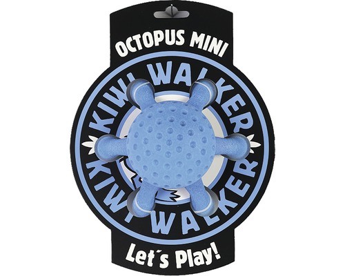 Kiwi Play Octopus Maxi hondenspeeltje, blauw, 17 x 7 cm