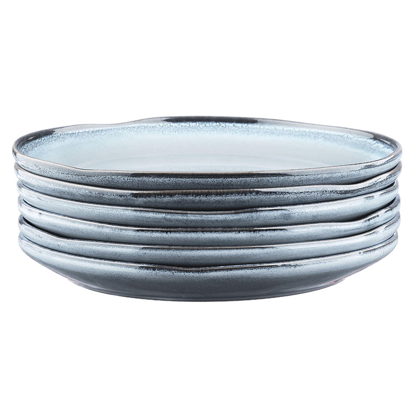 Bjorn 6 Assiettes Genesis bleues - D.27 cm