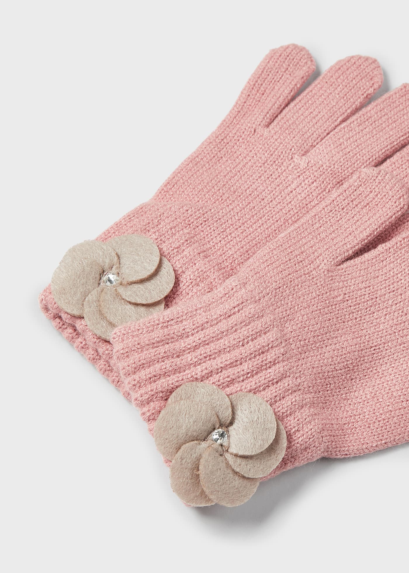 Conjunto de tricô de 3 peças para meninas