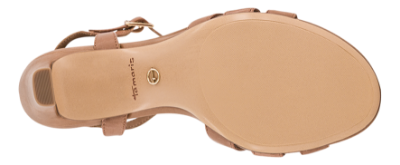 Tamaris Damesandal med hæl Brun 1-28333-44