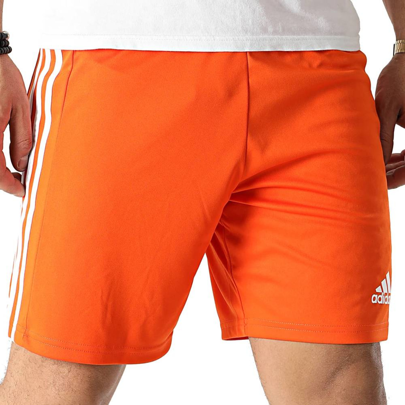 Adidas Squadra 21 Trainingsbroekje Oranje Wit