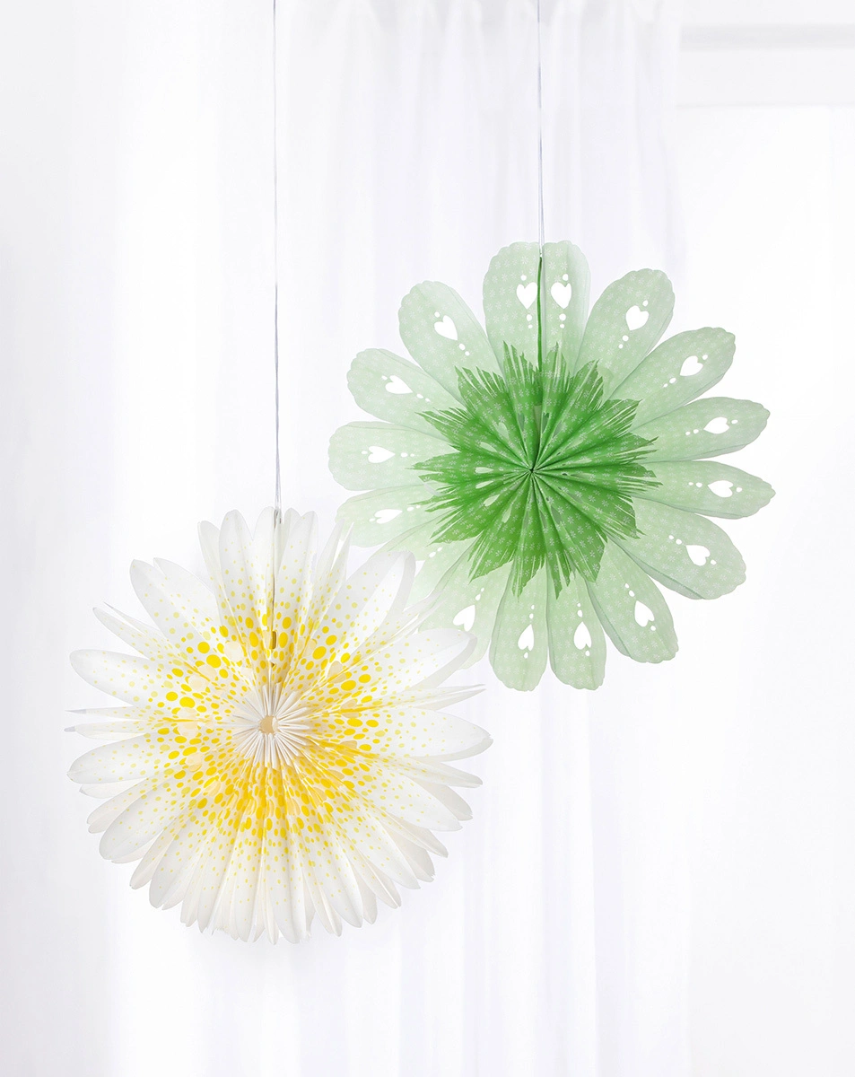 Bastelset Papiertütenblumen DAISY LOVE für 2 Sterne/Blüten