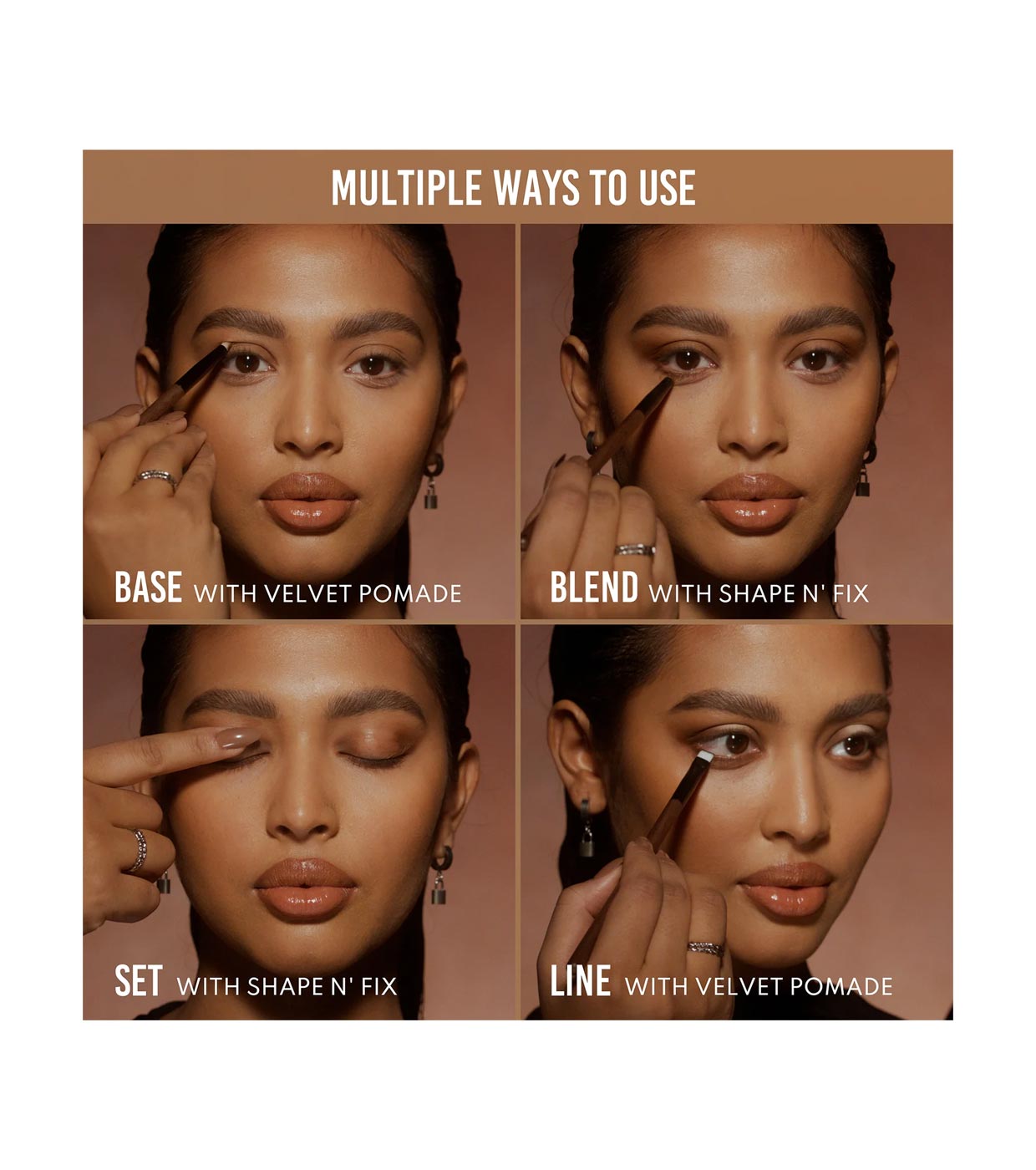 Danessa Myricks Beauty - paleta multiuso para rosto, olhos e lábios Groundwork Defining Neutrals