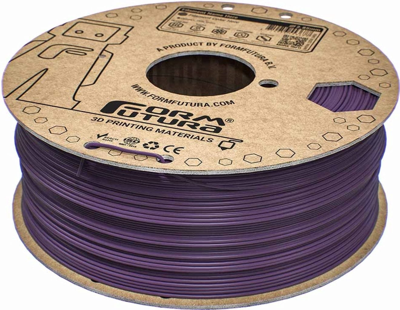 FormFutura  EasyFil™ ePETG Blue Lilac, 1,75 mm / 1000 g    Benutzerfreundliches PETG Filament