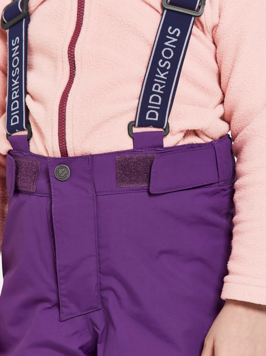 Didriksons Idre Kids Pants 6 Royal Purple