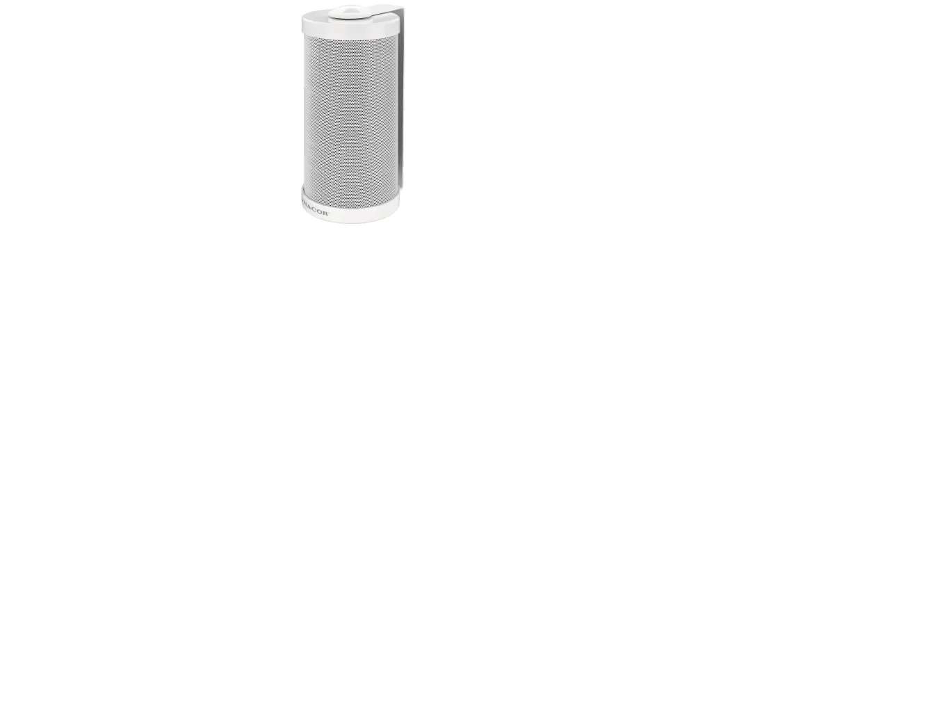Monacor ESP-315/WS, 2-vejs, 1.0 kanaler, Ledningsført, 15 W, 75 - 20000 Hz, Sølv, Hvid