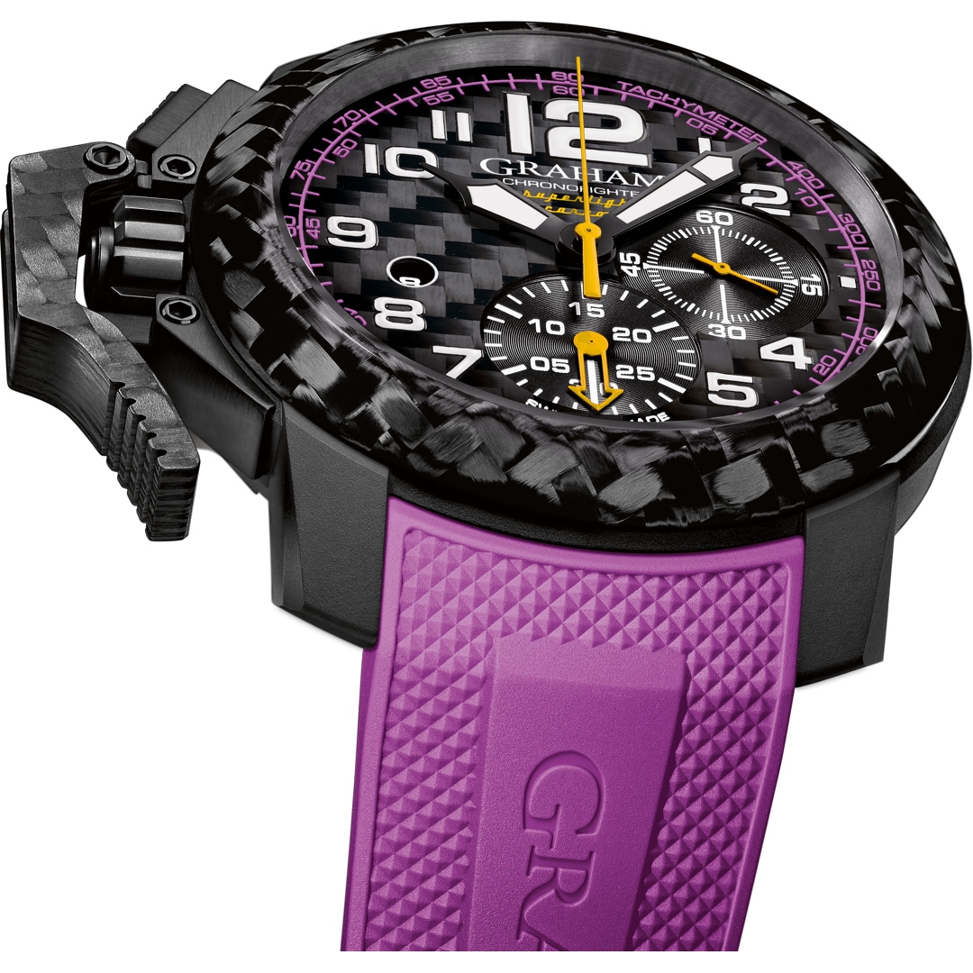 Graham Chronofighter Superlight Carbon Purple