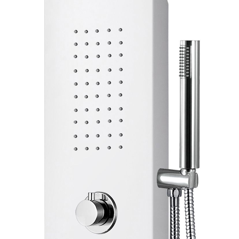 Creavit Aloni thermostatisch douchepaneel wit