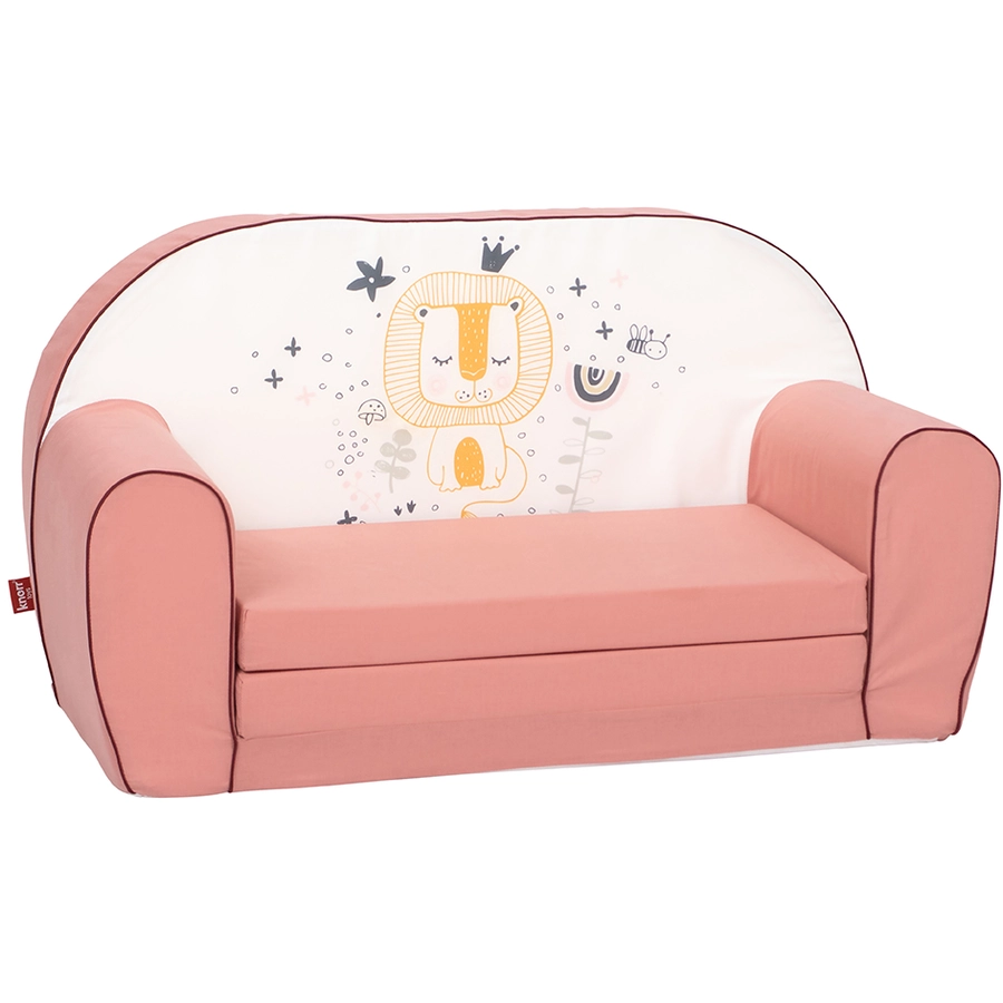 knorr toys® Kindersofa - Löwe Leo rose