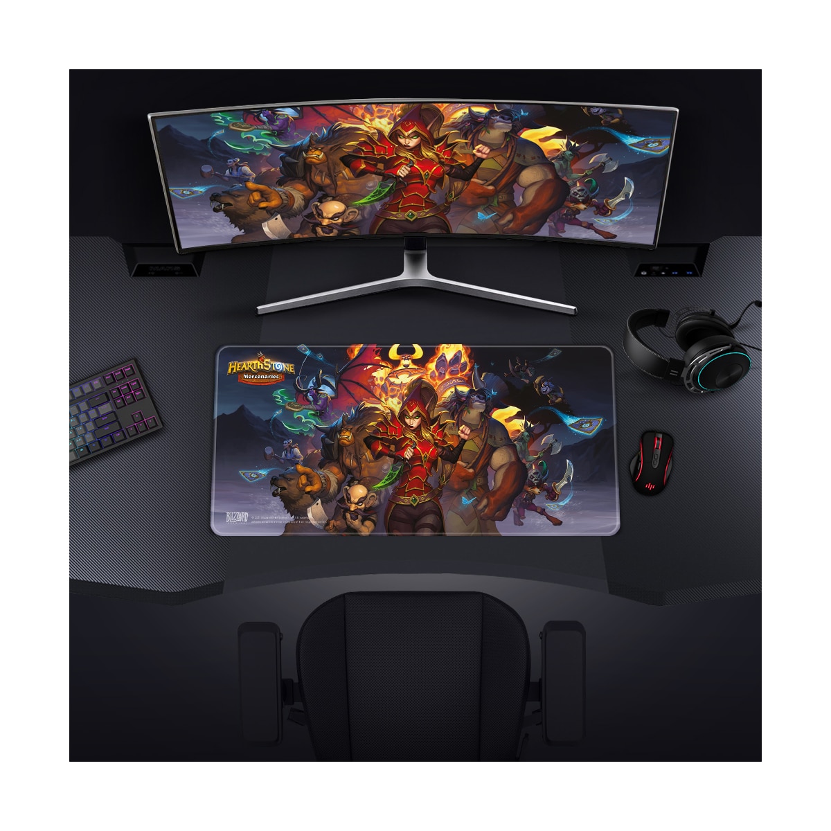 Blizzard Heartstone musematte (Mercenaries)