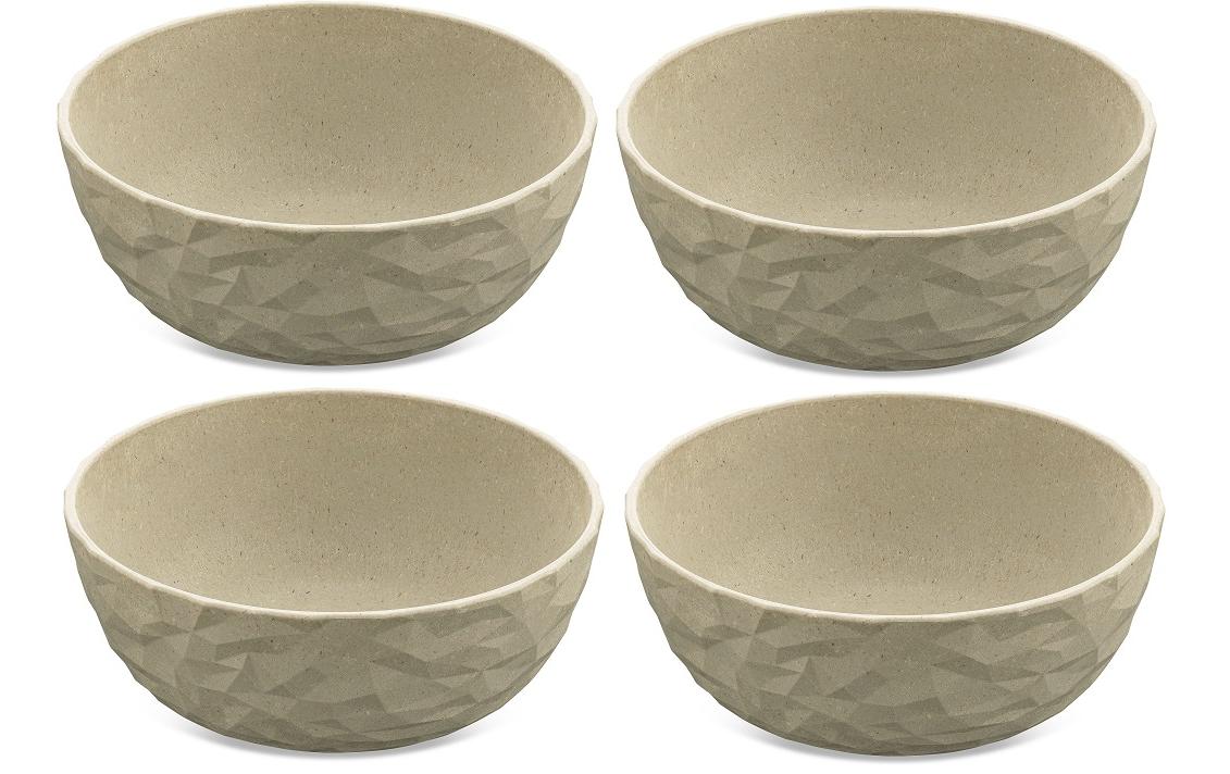 Schale Club 16.2 cm, 4 Stück, Sand/GelbSchalen Set