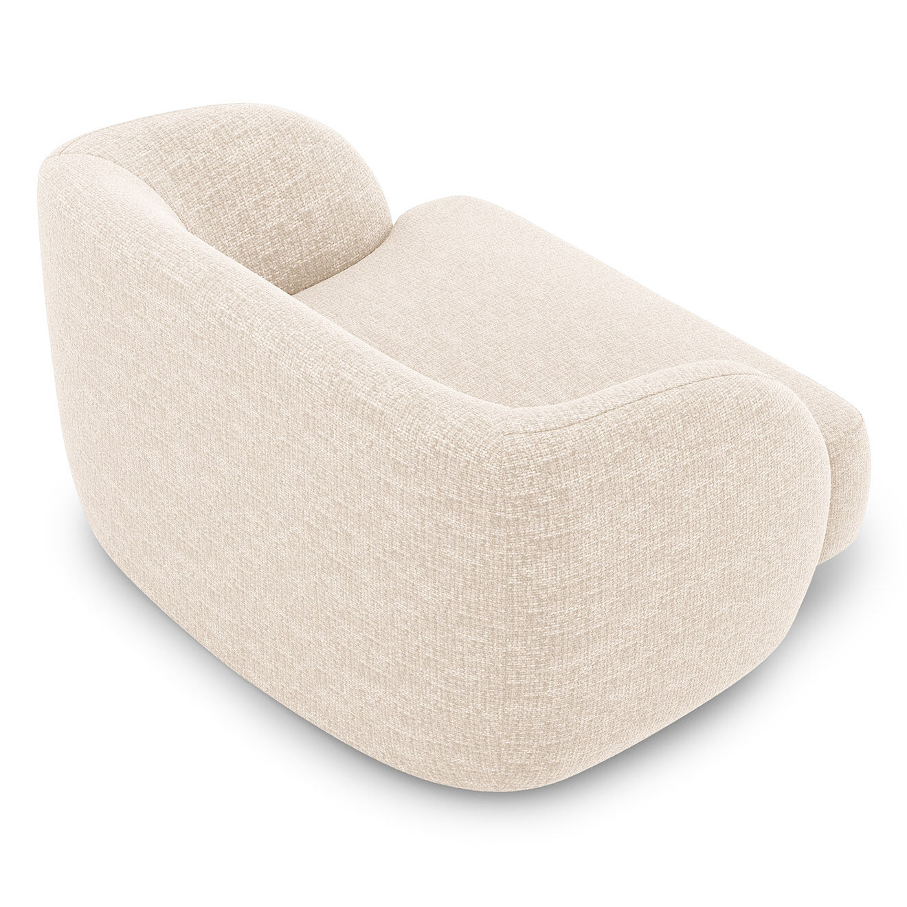 Micadoni Limited Edition Fauteuil Miley beige clair - 109x85x74 cm