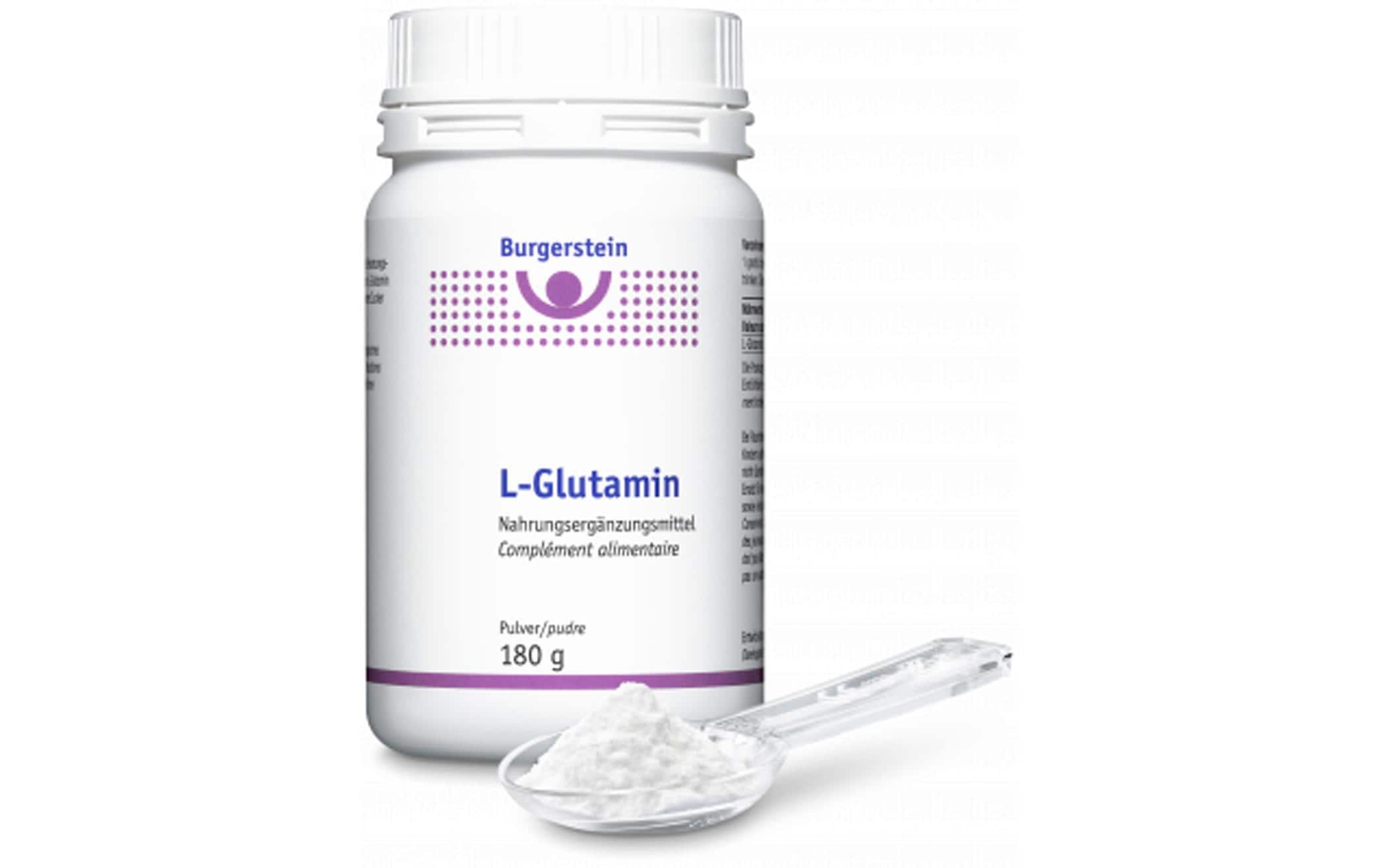 L-Glutamin Pulver 180 gVegane Nahrungsergänzung mit L-Glutamin