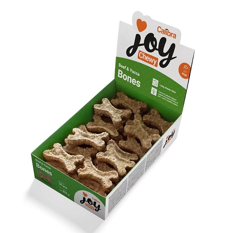 Calibra Joy Dog Chewy Beef & Yucca Bones | 850 gram | 15738.1
