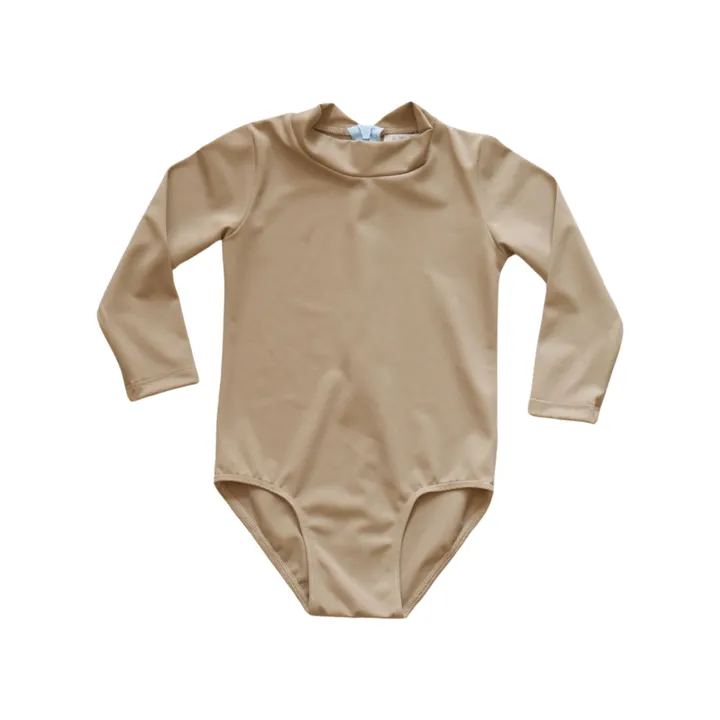 The Simple Folk Maillot 1 Pièce Manches Longues | Sable