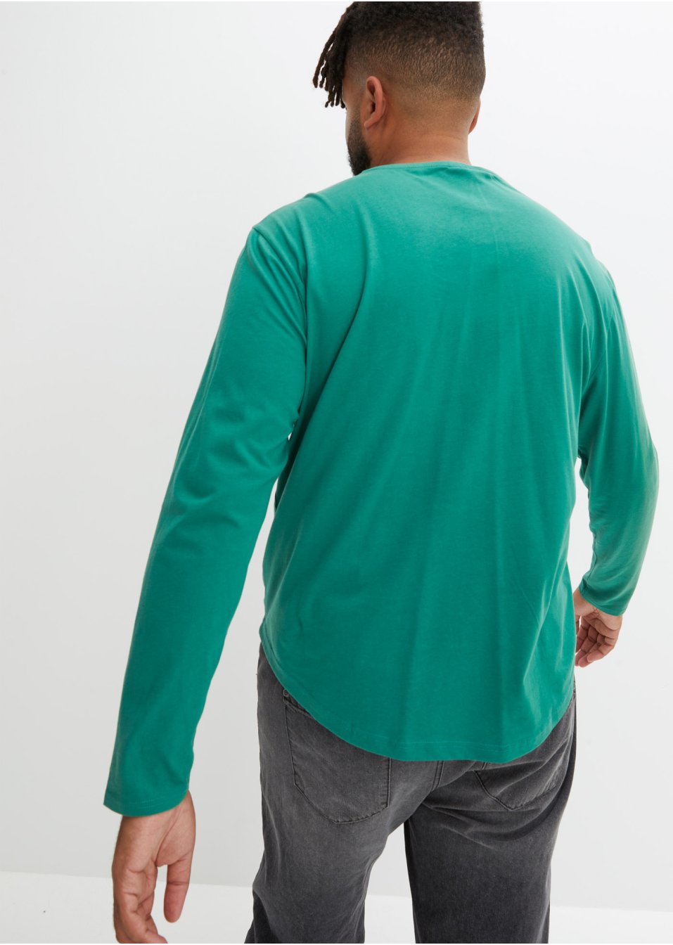 Lot 2 T-shirts manches longues en coton