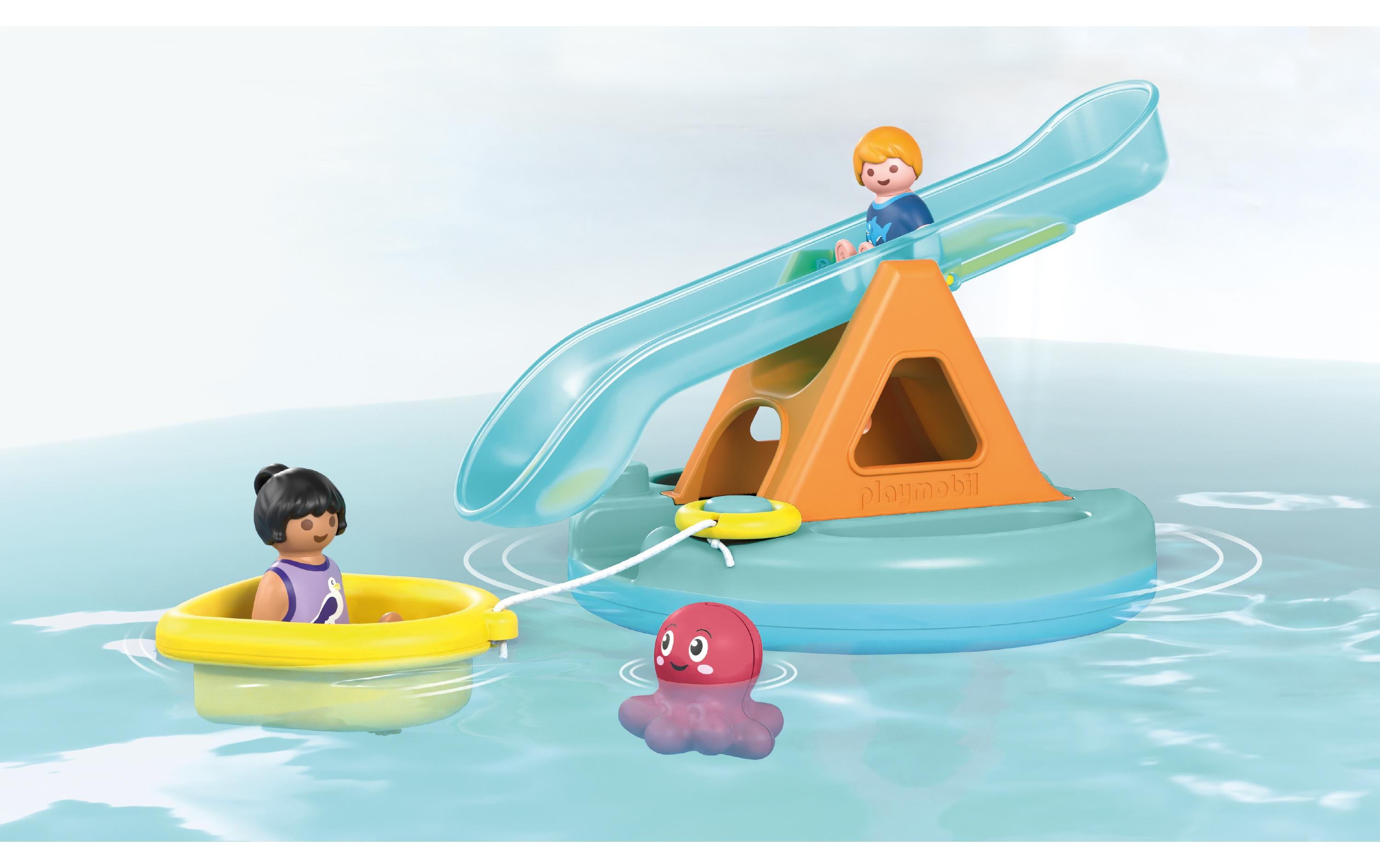 Junior AQUA: Badeinsel mit Wasserrutsche 71687Figuren-Set für Kinder