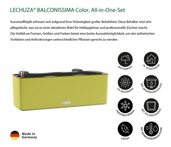 LECHUZA® BALCONISSIMA Color, All-in-One-Set,
