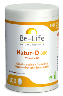Be-Life Natur-D 800 Capsules 100CP