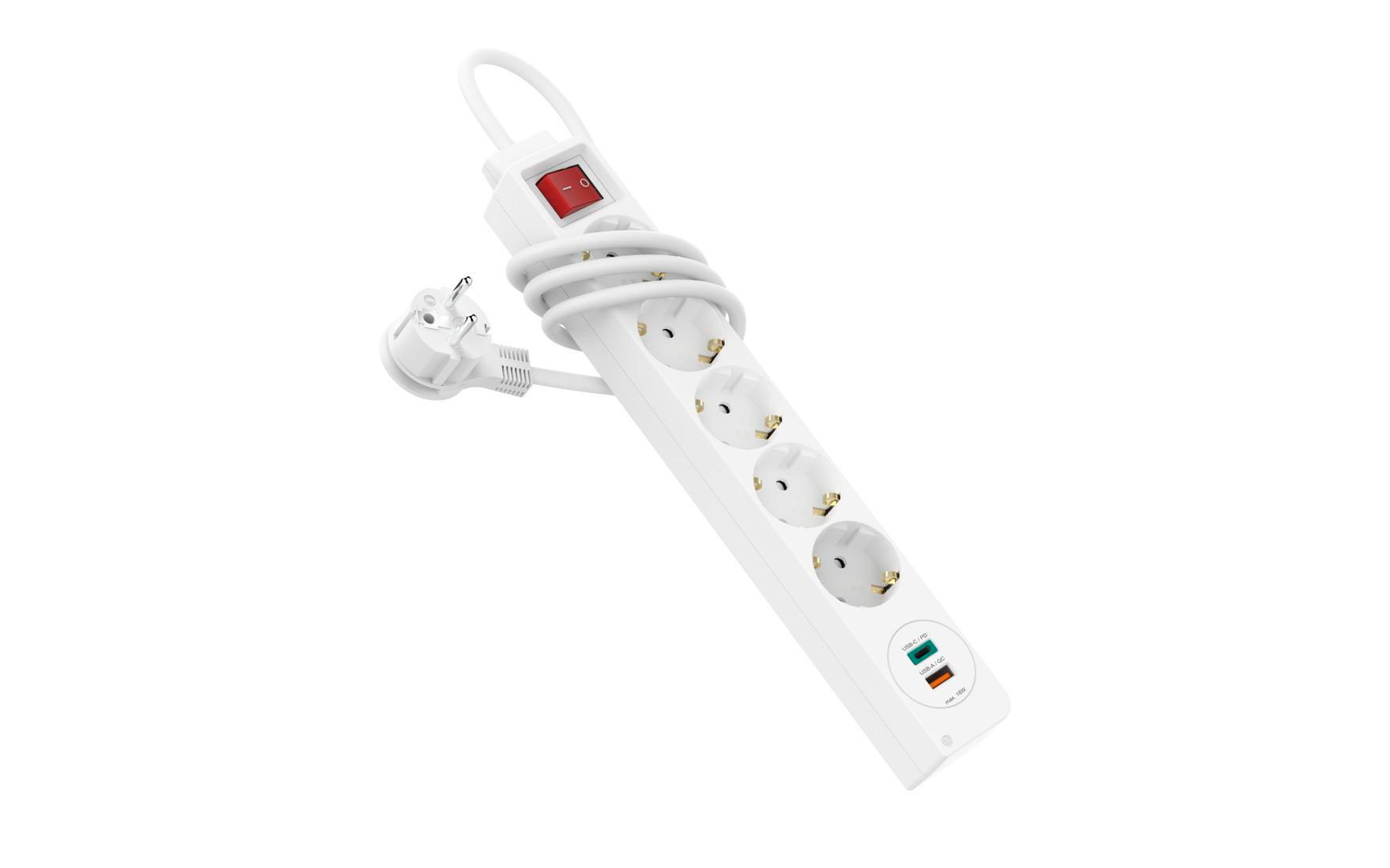 Hama Steckdosenleiste 5 fach mit USB-C / USB-A Buchse / Power Delievery / Quick Charge