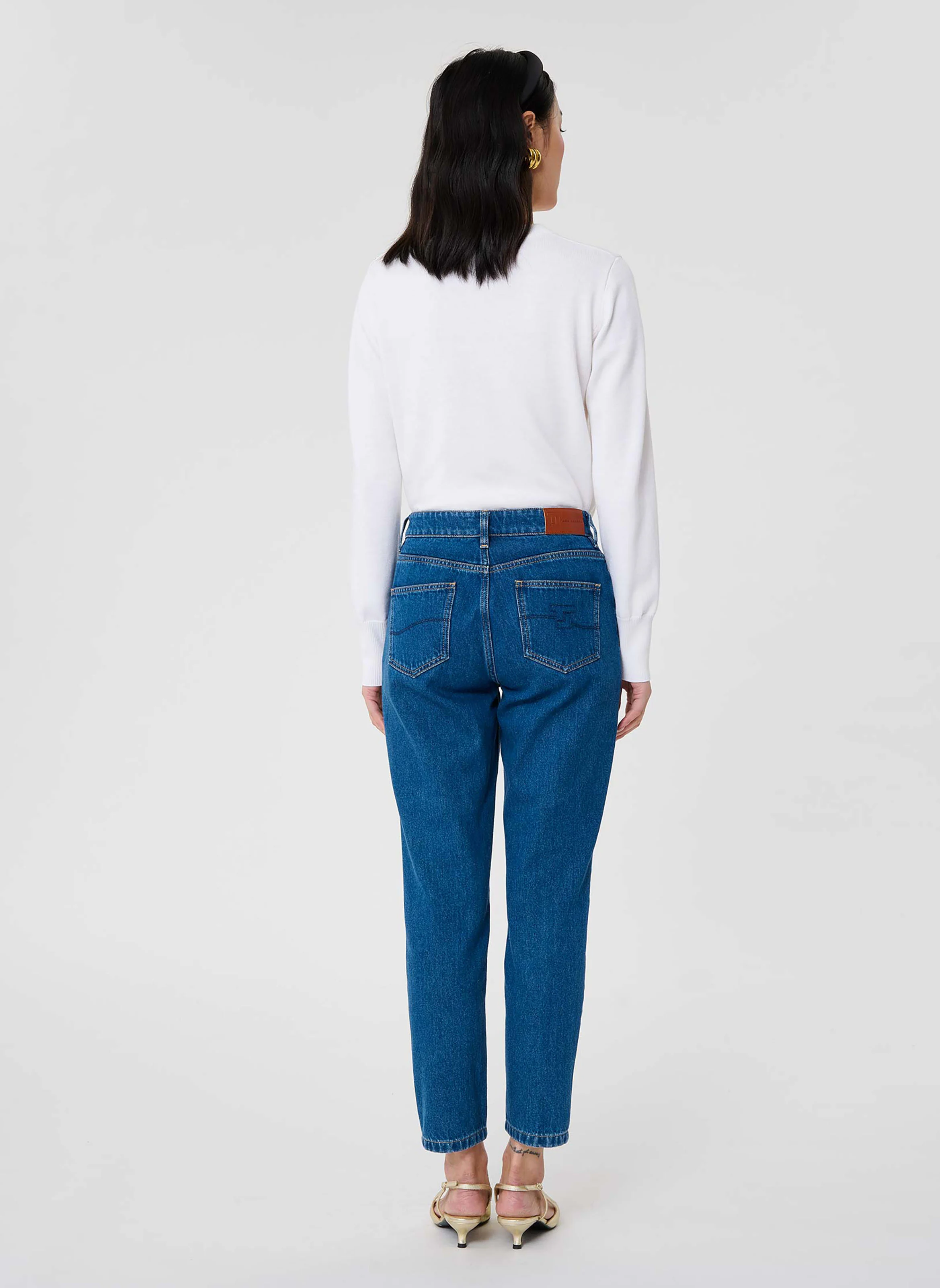JOHN - Jean slim en coton mélangé | Bleu