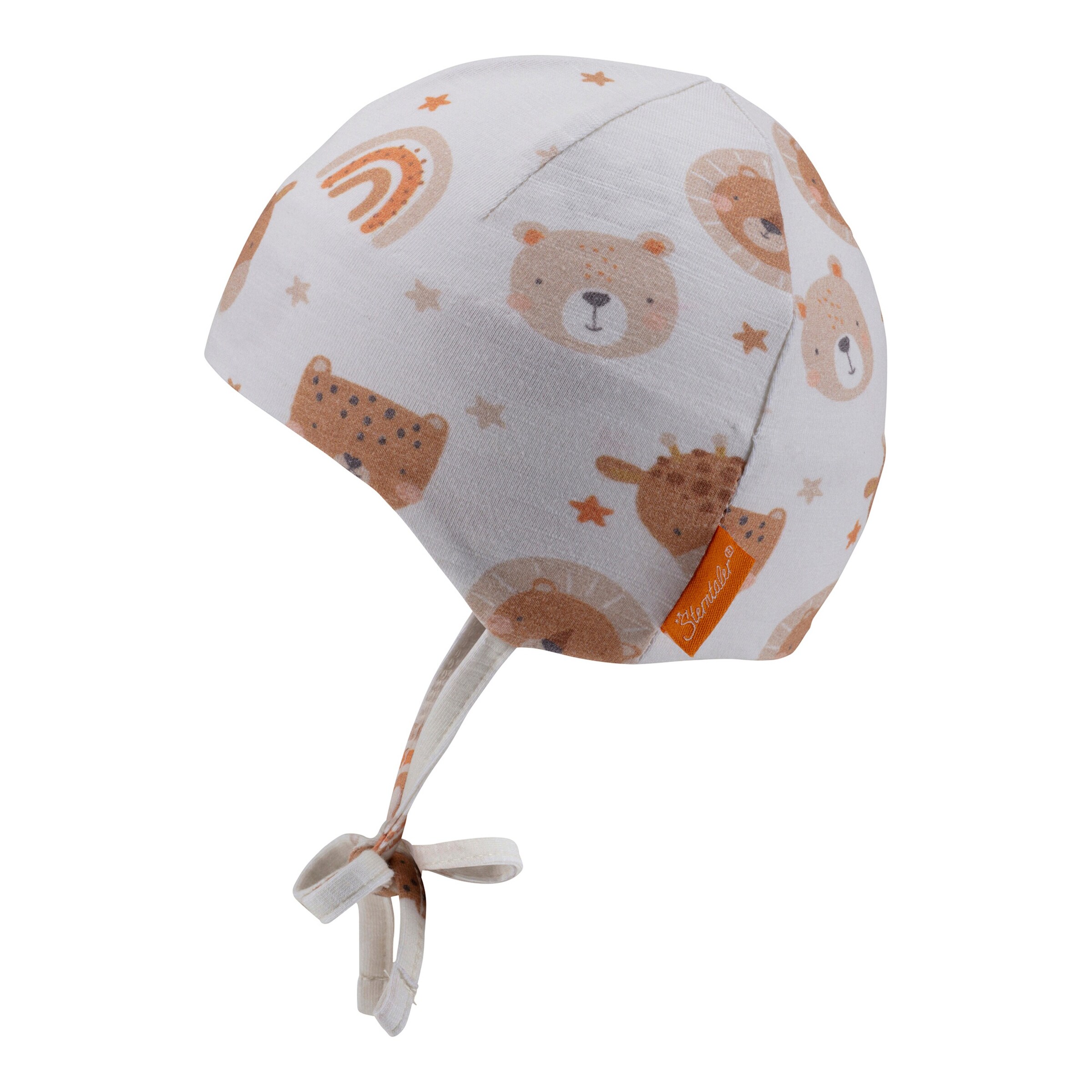 Sterntaler Ertslingsmütze mit UV-Schutz Tiere Regenbogen natur/bunt