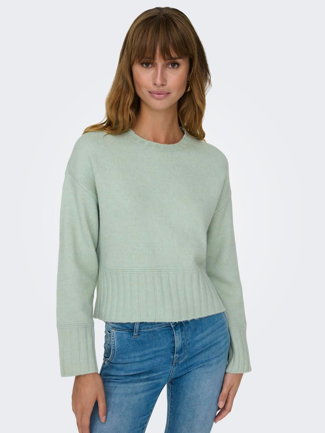 ONLALLIE Strickpullover Harbor Gray