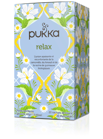 PUKKA Relax Tee<br>20 Stück, Beutel, TEES, Bio französisch