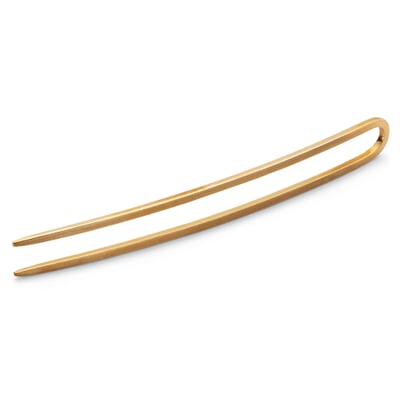 Haarspange Messing, Forke