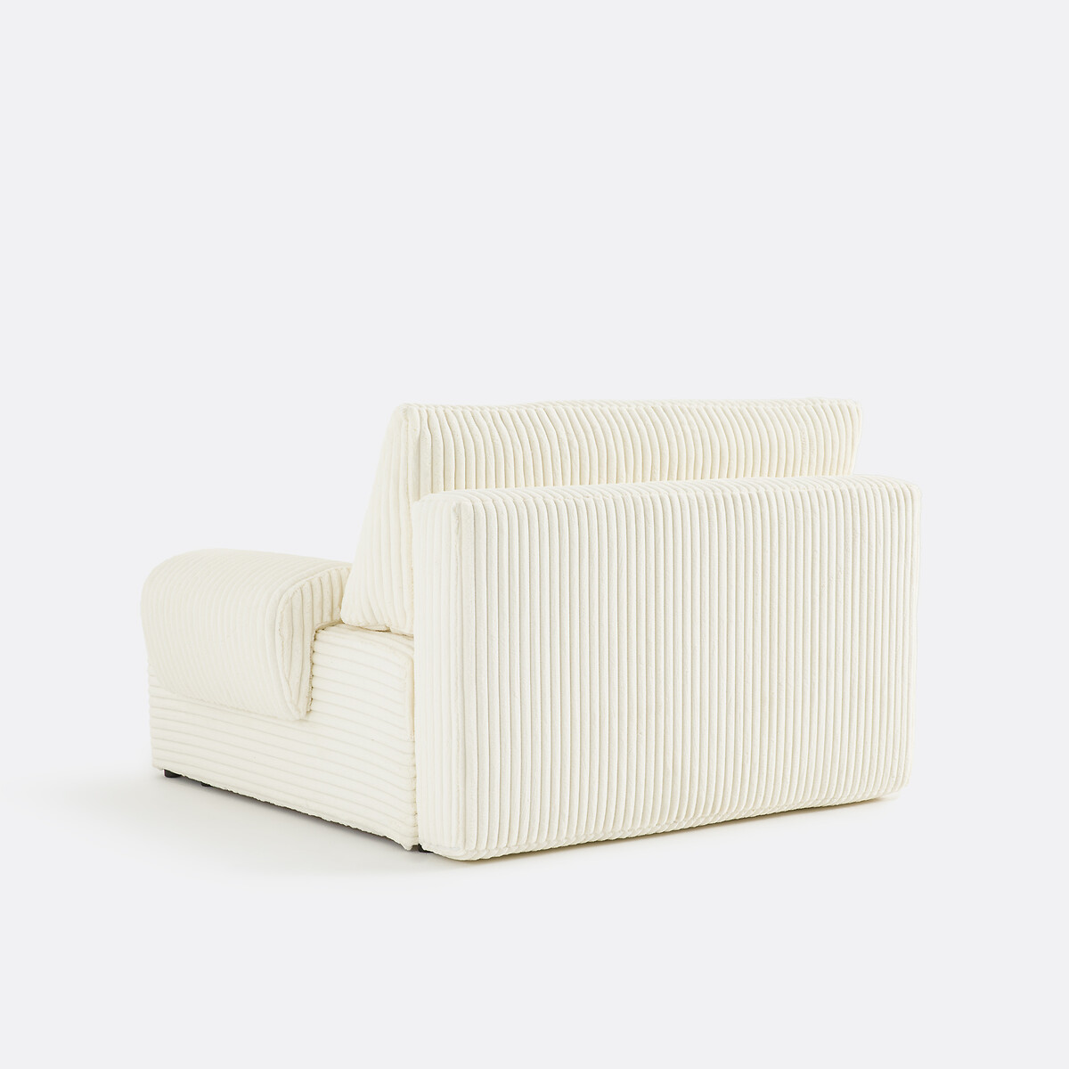 LA REDOUTE INTERIEURS<br>Sofá cama de 2 lugares.XL Maona veludo cotelê