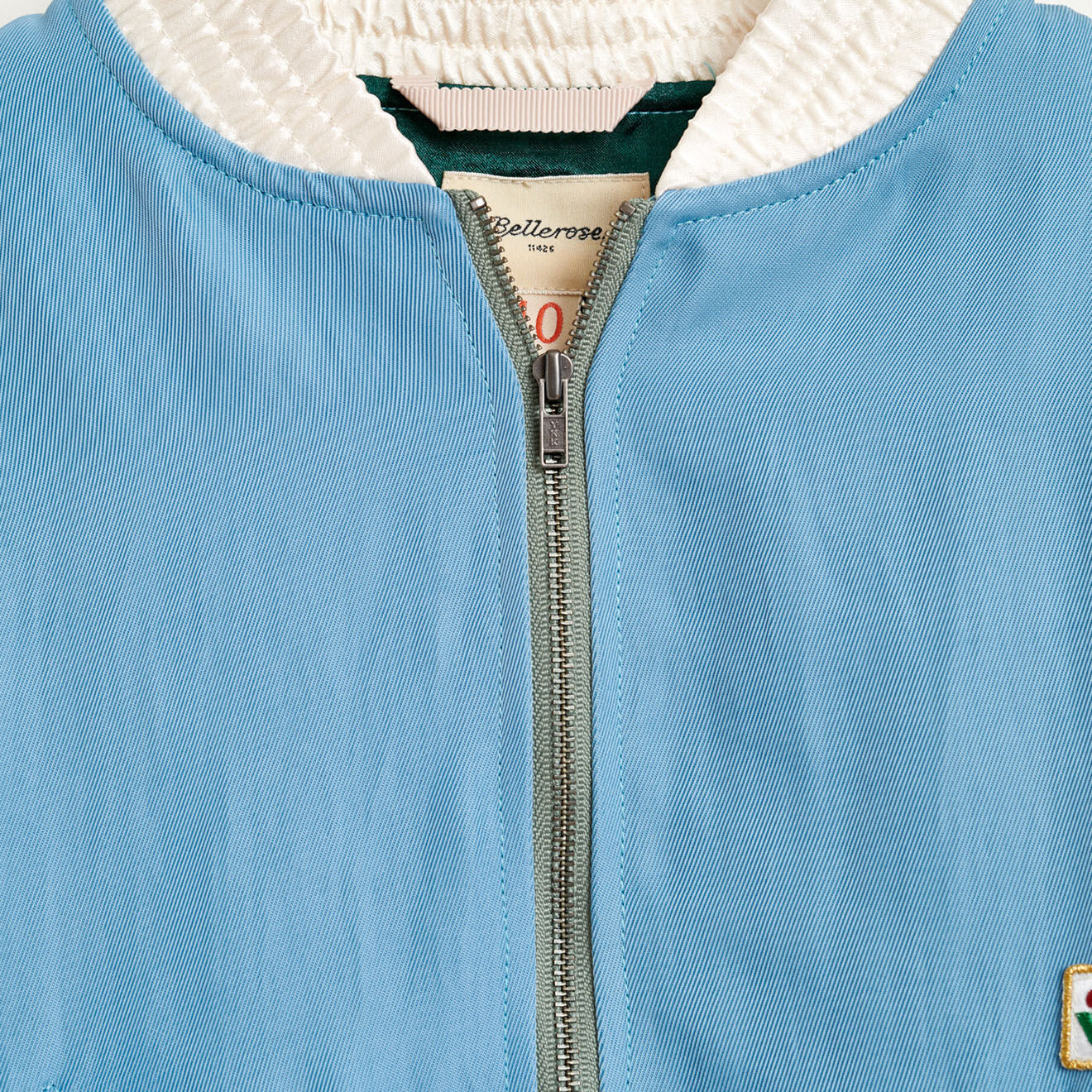 Bellerose Veste bombers Harlem satinée bleue