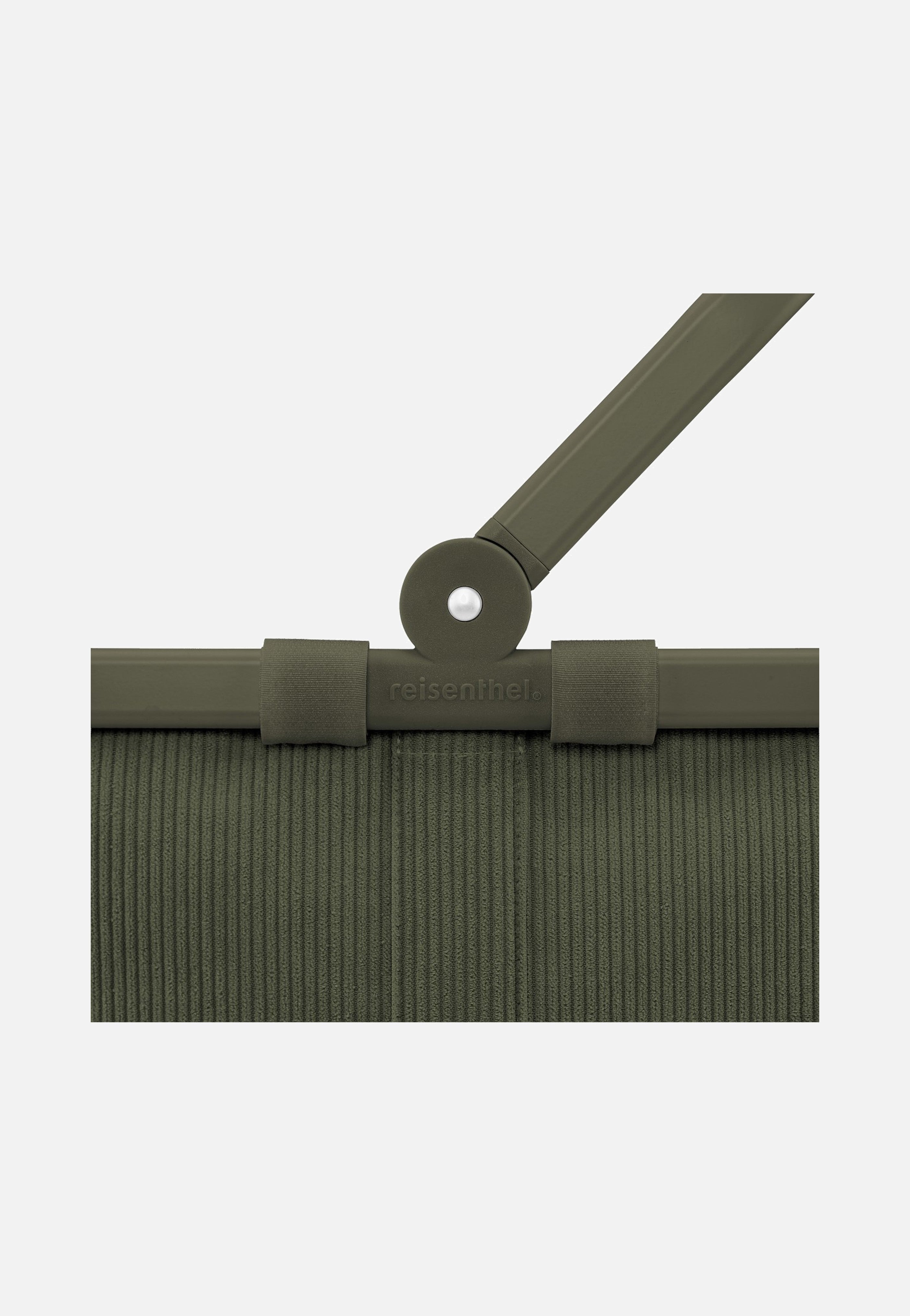 Carrybag Frame Cord Dark Matcha - Einkaufskorb