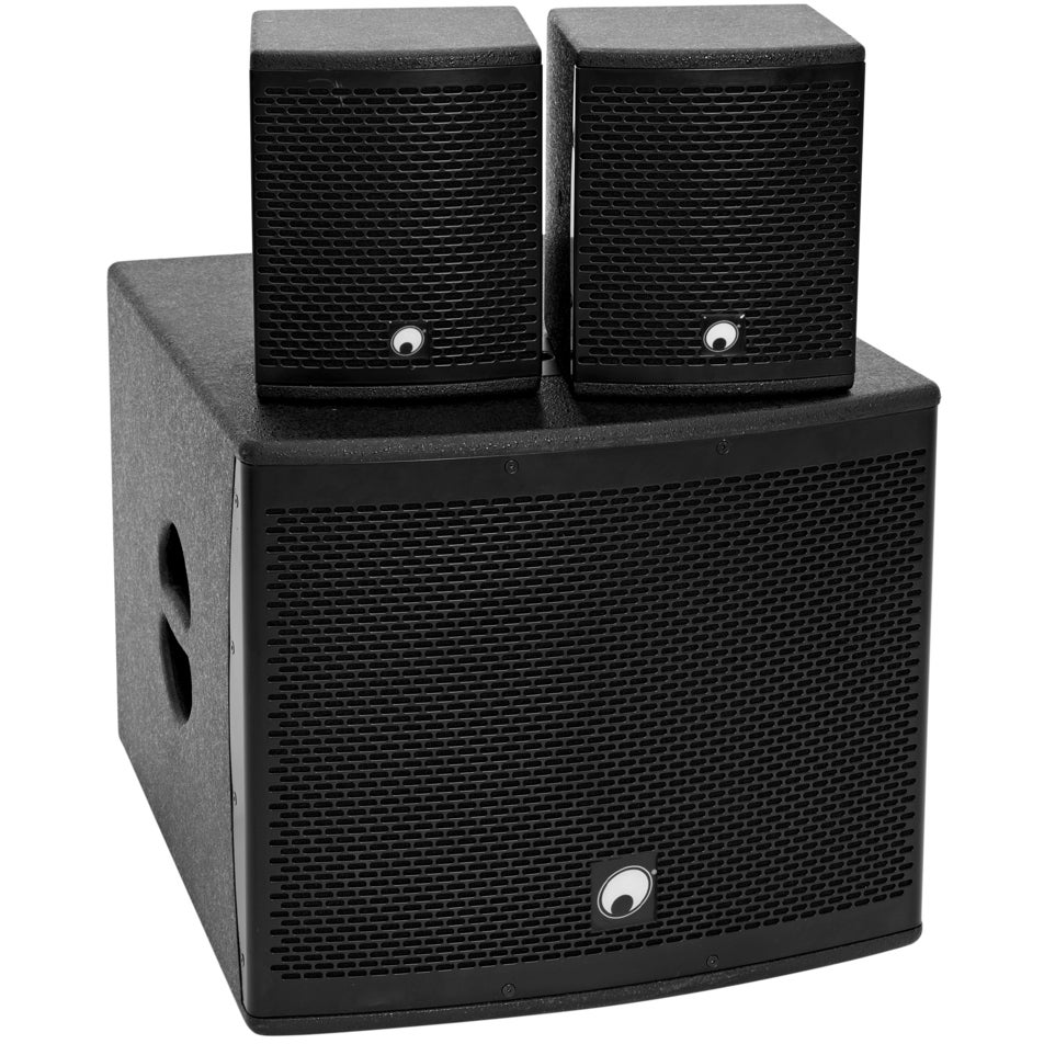 Omnitronic MOLLY-12A actieve subwoofer met DSP 700W (zwart)