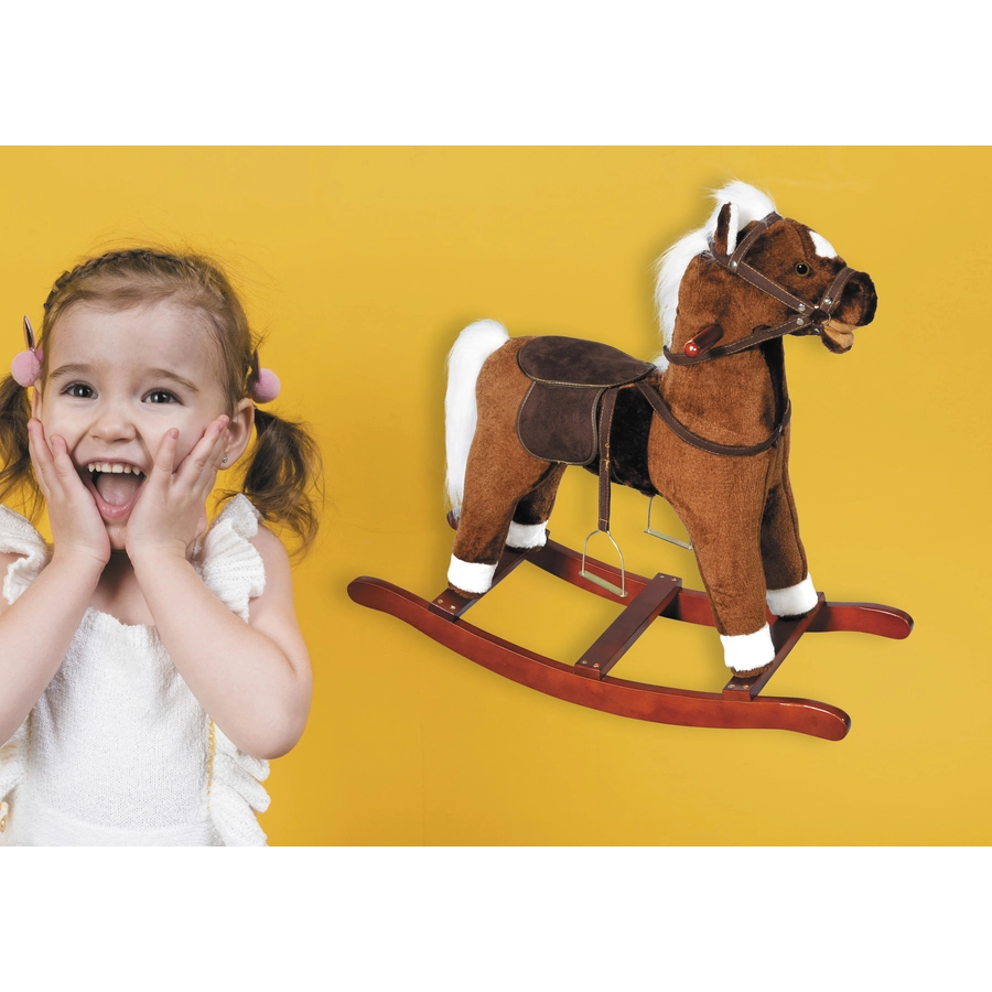 knorr toys® Schaukelpferd Brauny braun