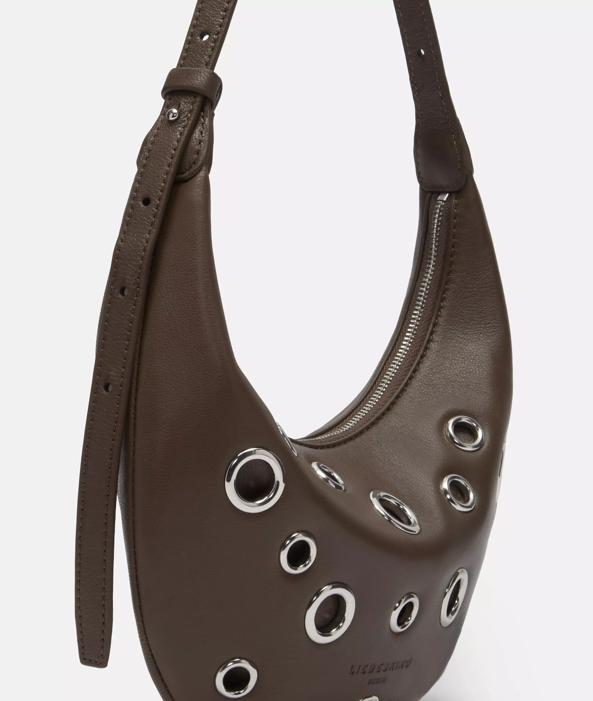 Hobo Small hobo bag made from naturally grained leather