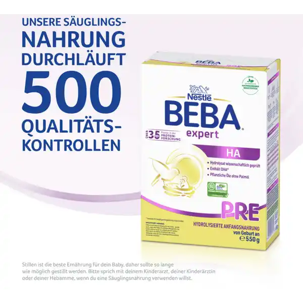 Expert HA PRE Säuglingsanfangsnahrung von Geburt an