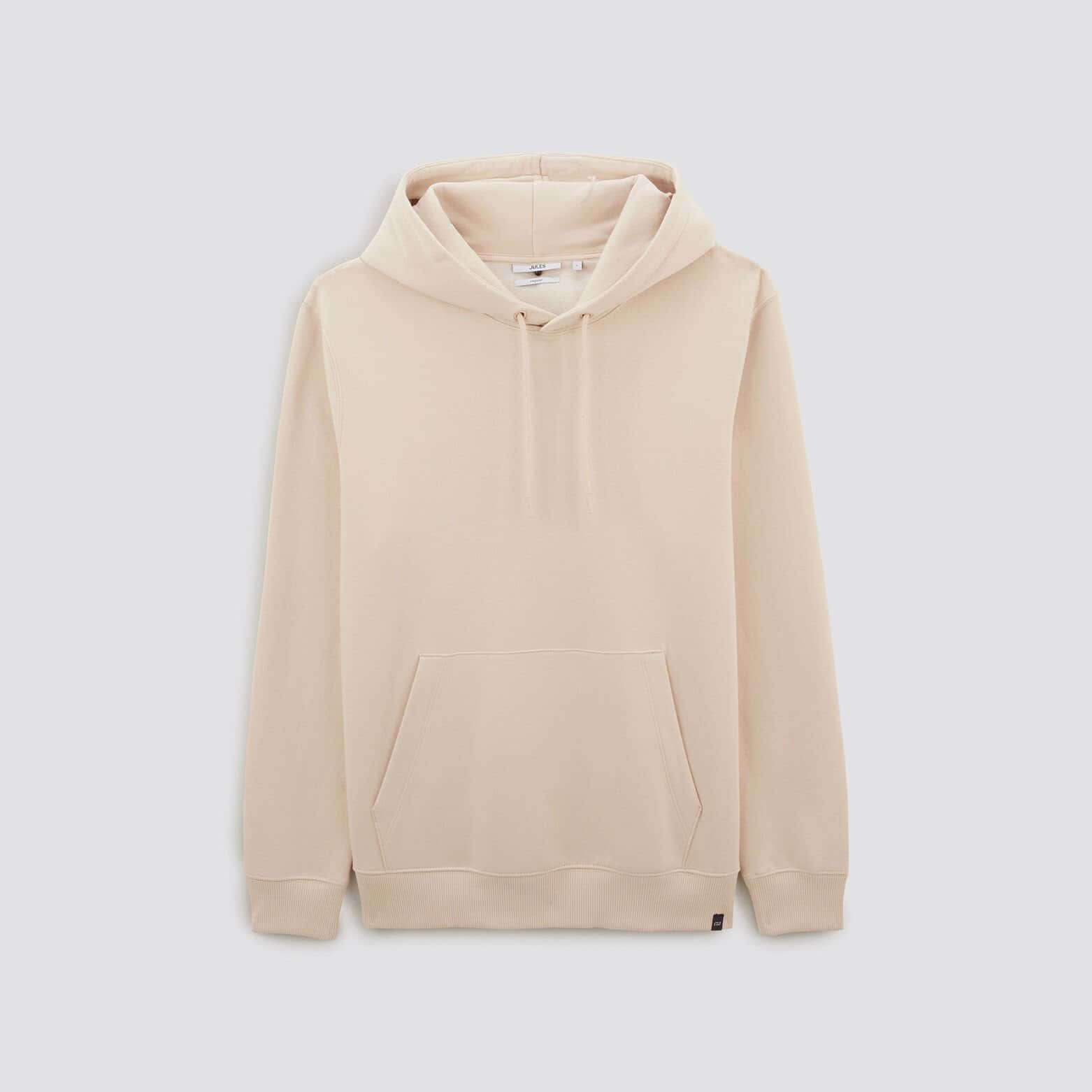 Sweat à capuche essentiel Ecru