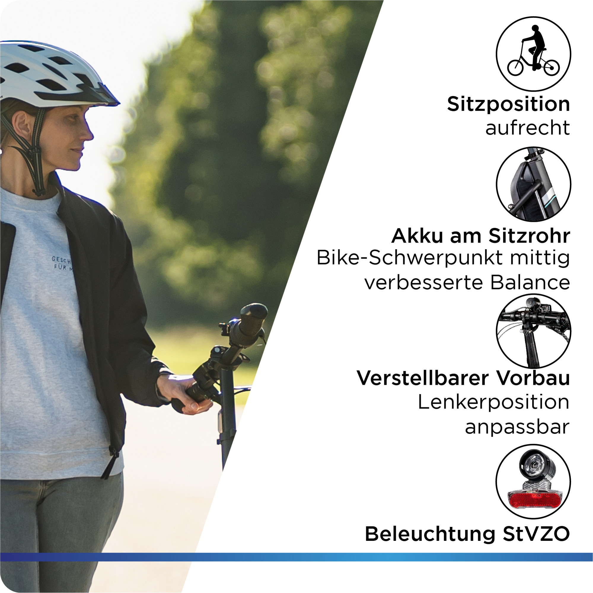 Zündapp X100 E Bike Klapprad Pedelec für Damen und Herren 150 - 190 cm Bosch
