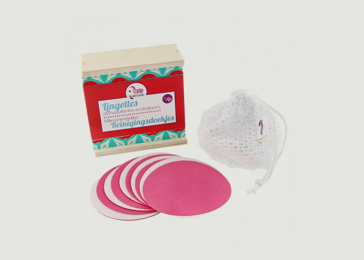 Coffret de 10 lingettes démaquillantes Lamazuna