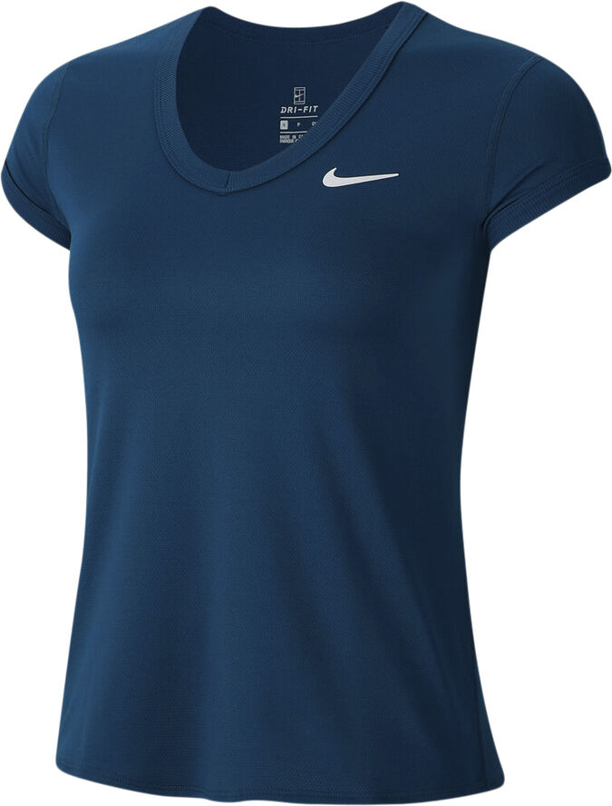 Nike Court Dri Fit T Shirt Blå