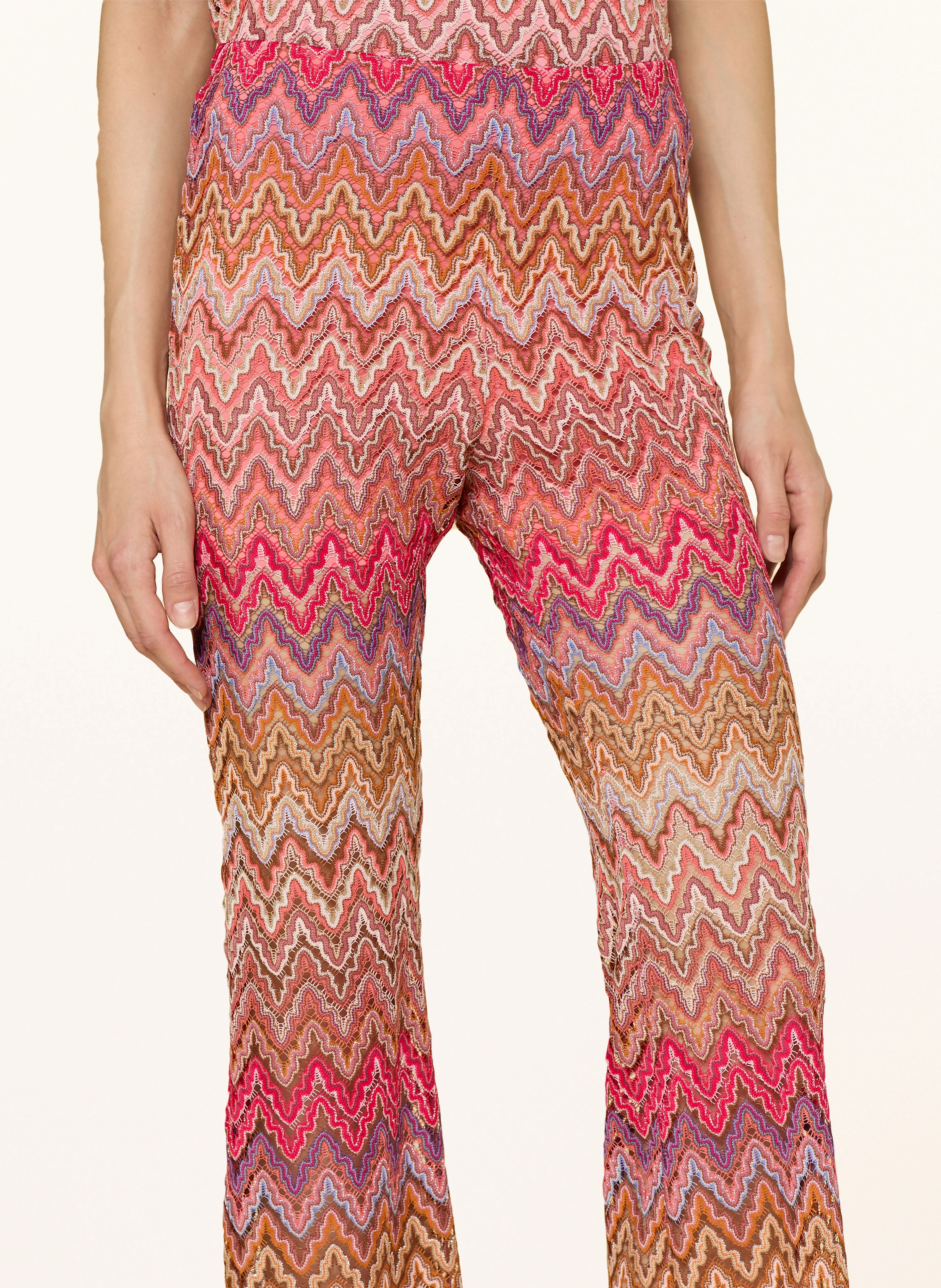 Ana Alcazar Spitzenhose mit Glitzergarn