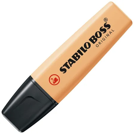 Textmarker - STABILO BOSS ORIGINAL Pastel- Einzelstift - sanftes Orange