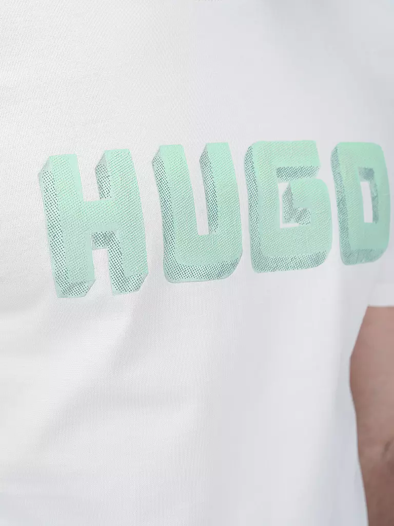 HUGO T-Shirt DAQERIO creme