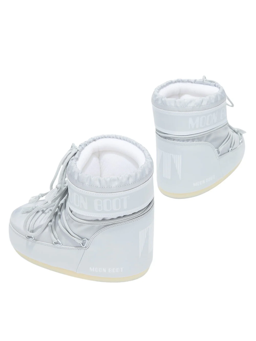 MOON BOOT  Icon Low Nylon støvle - Glacier Grey